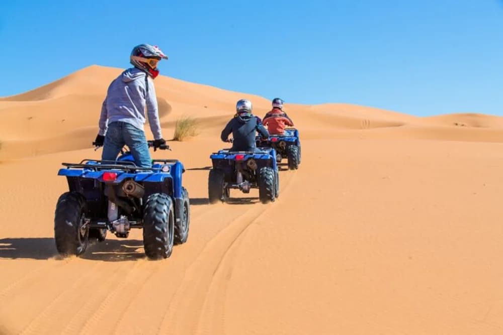 Merzouga Quad Bike Ride 1 Hour + Free Sandboarding