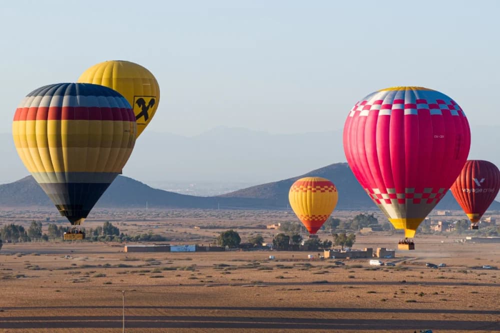 Marrakech Sunrise Hot Air Balloon – 1H Flight + Berber Breakfast