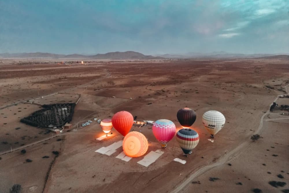 Marrakech Hot Air Balloon Ride at Sunrise – 50–60 Min Flight + Breakfast - 5