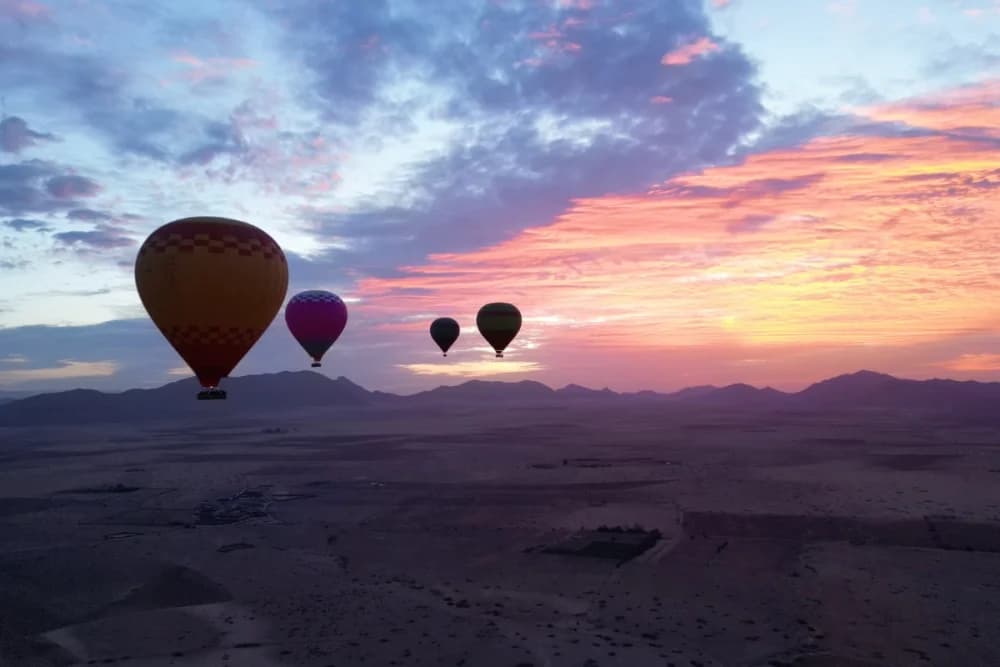Marrakech Sunrise Balloon (50–60 Min Flight) + 1h Camel Ride + Breakfast - 5