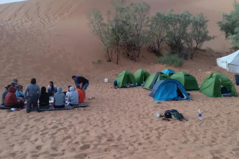 Merzouga Wild Bivouac (Max 4 People) – 10H Camel Trek + Guide + Campfire +  Meals + Free Sandboarding + 4x4 Support - 2
