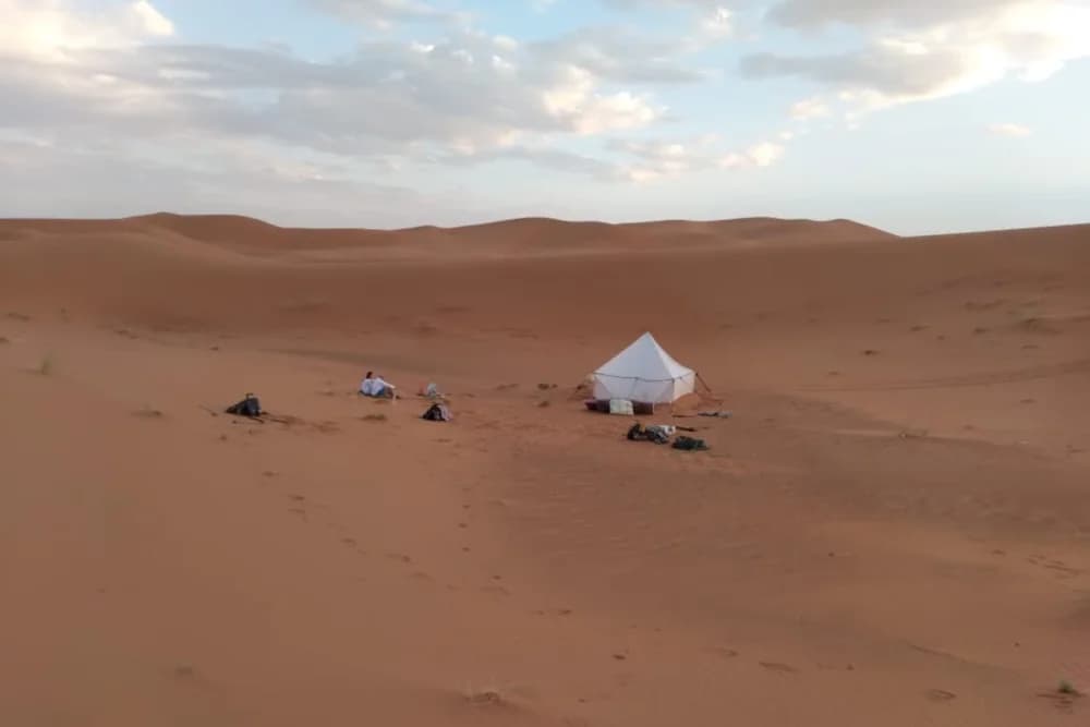 Merzouga Wild Bivouac (Max 4 People) – 10H Camel Trek + Guide + Campfire +  Meals + Free Sandboarding + 4x4 Support - 3