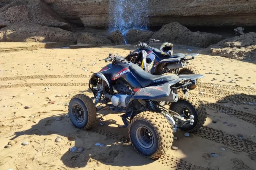 Timlaline Quad Bike Tour – 1h15 + Caves Route - 2