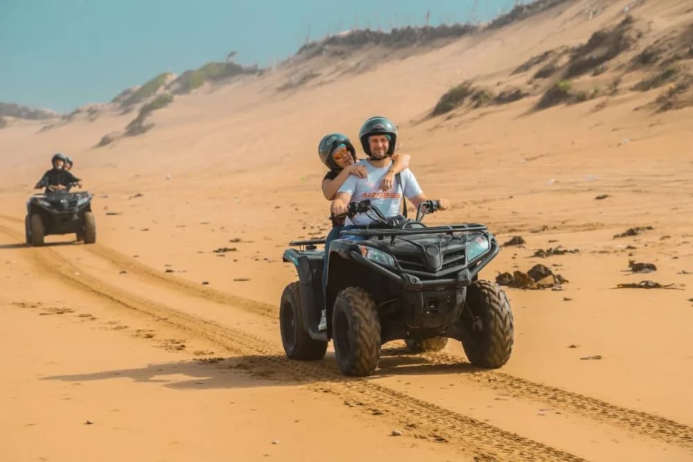 Taghazout Quad Adventure (1h30) + Farm Visit, Tea & Pool Access + Berber Show - 2