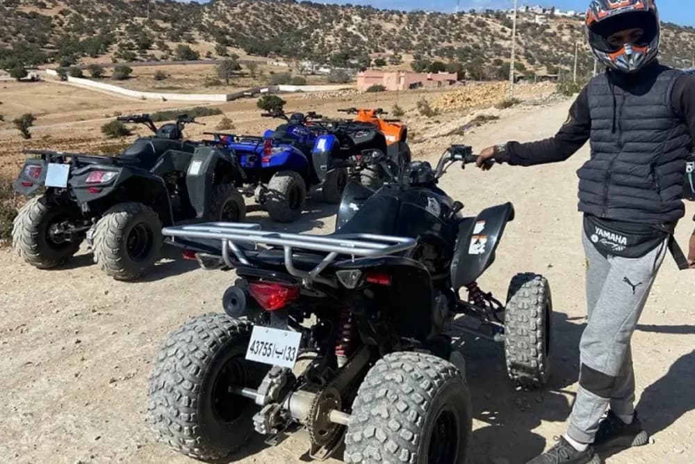 Taghazout Quad Adventure (1h30) + Farm Visit, Tea & Pool Access + Berber Show - 4