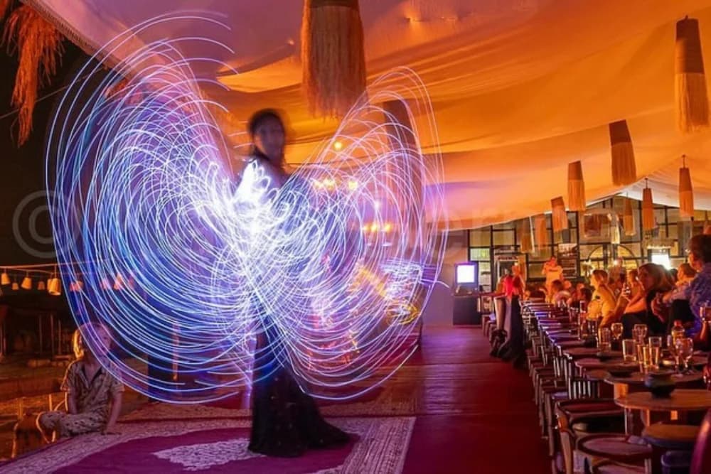 Marrakech Dinner & Show in the Palmeraie – Moul 3afia, Gnaoua & Dancer