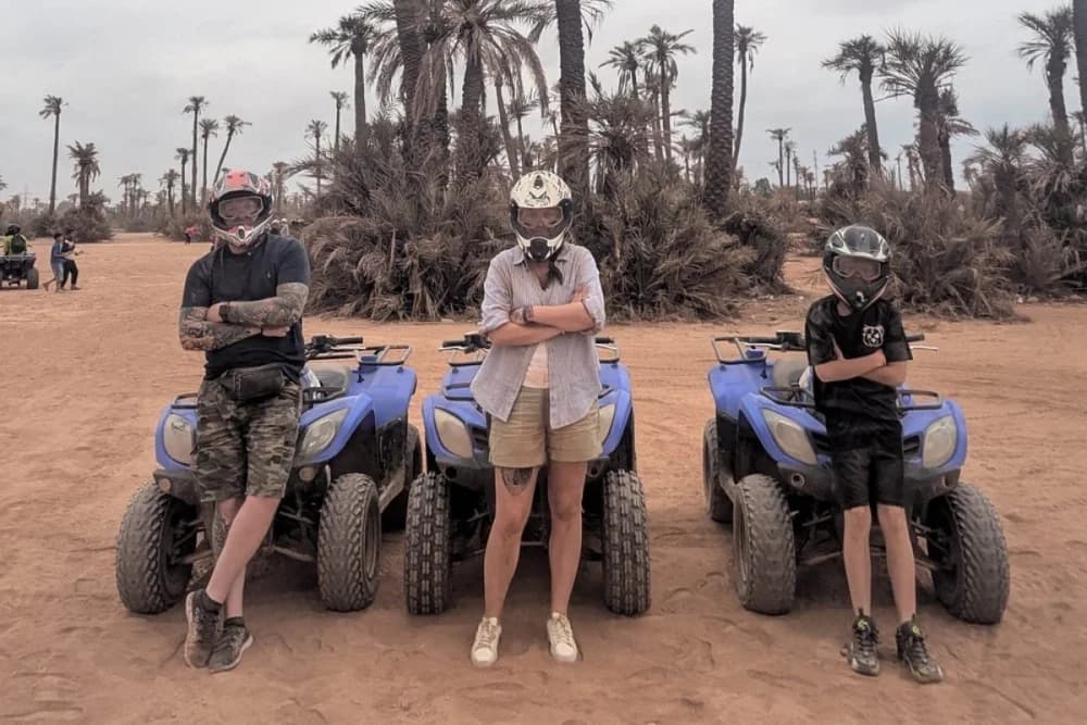 Quad Biking in Marrakech Palmeraie – 2-Hour Tour with Tea Stop
