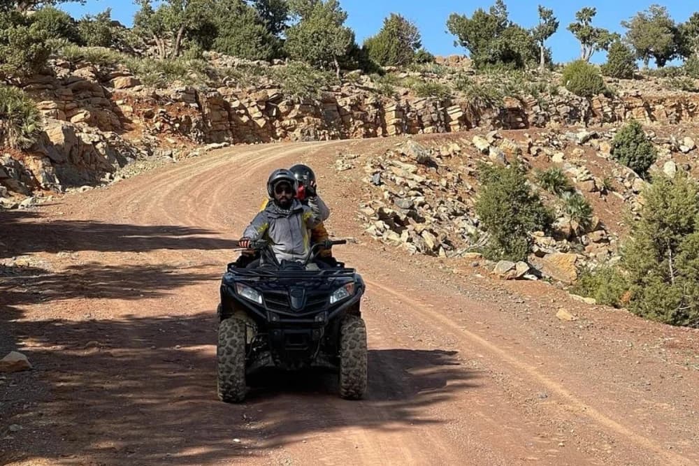 2-Day Ouzoud Quad Expedition – Taghia, Zaouiat Ahenssal, Demnate & Ait Bougmez + 1 Night Stay - 2
