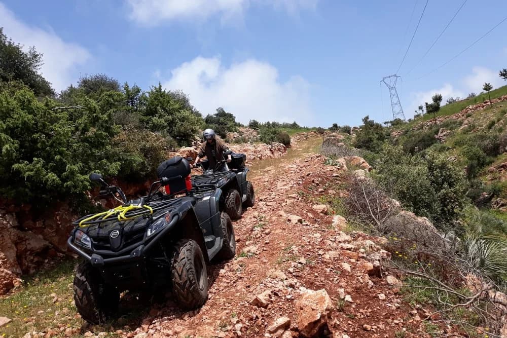 2-Day Ouzoud Quad Expedition – Taghia, Zaouiat Ahenssal, Demnate & Ait Bougmez + 1 Night Stay