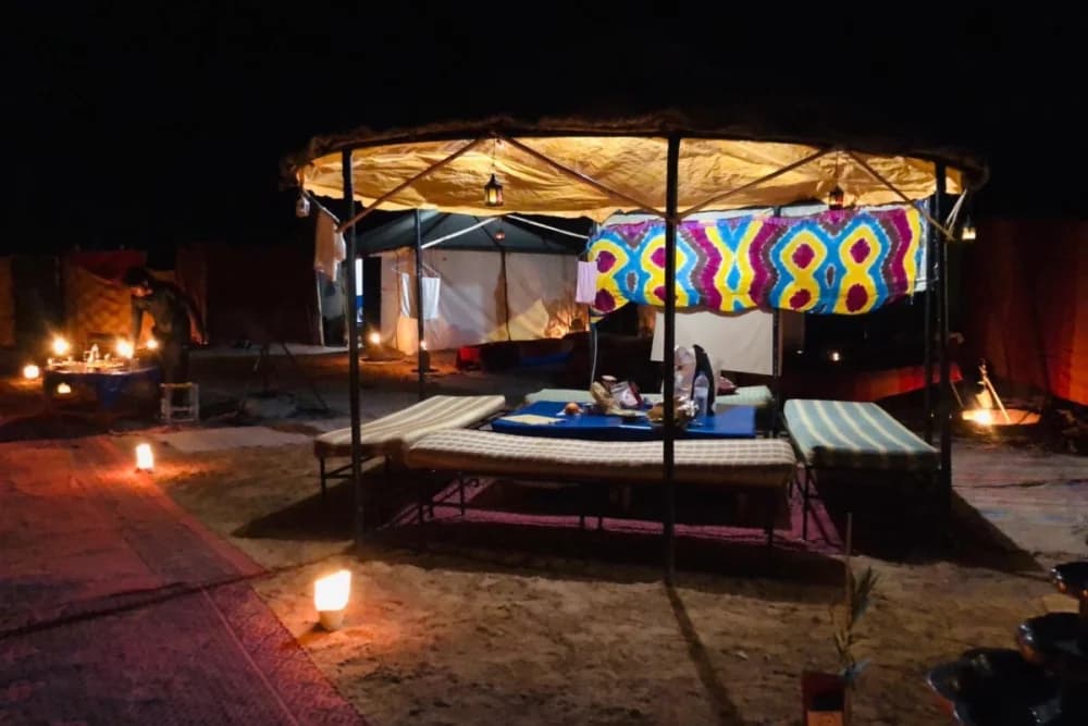 Merzouga Standard Fixed Bivouac (Up to 5 People) – Camel Ride + Dinner & Show + Shared Bathroom - 4